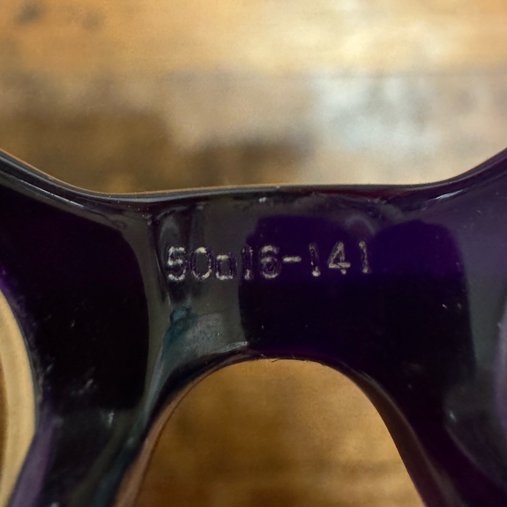 DITA Women's Frames in Purple and Gold - Picture 5 of 6